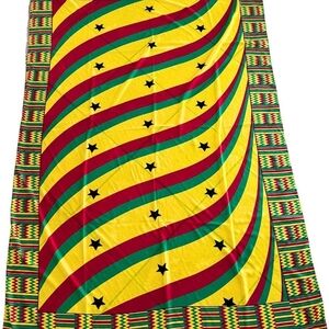 Ghana Scarf 3.5' X 5.5', Blanket, Throw,  Accessorie, Ghana  FIFA World Cup 2026